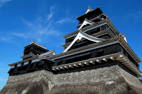 熊本城、二の丸広場周回コース