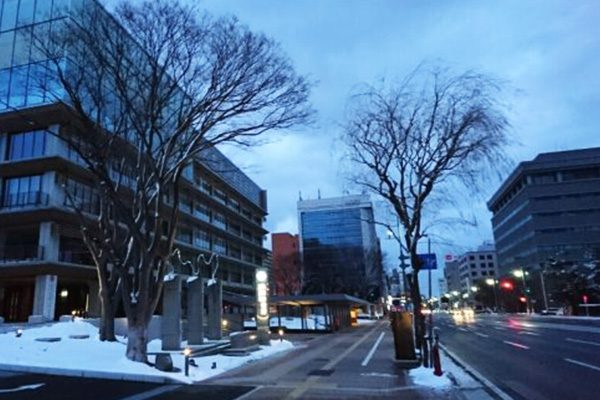 秋田の冬の風物詩！ロードヒーティングコース