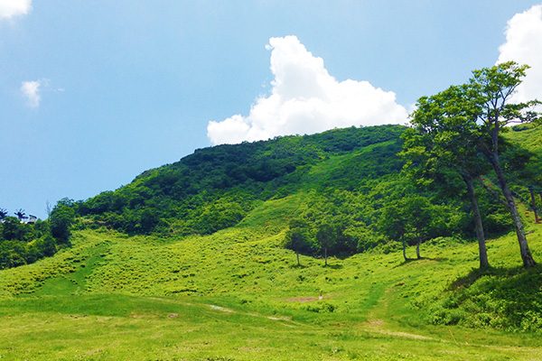 厳しい坂道を走る霊峰八海山コース