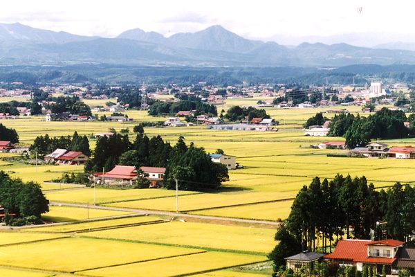 農村の散居集落を眺める！見分森公園コース