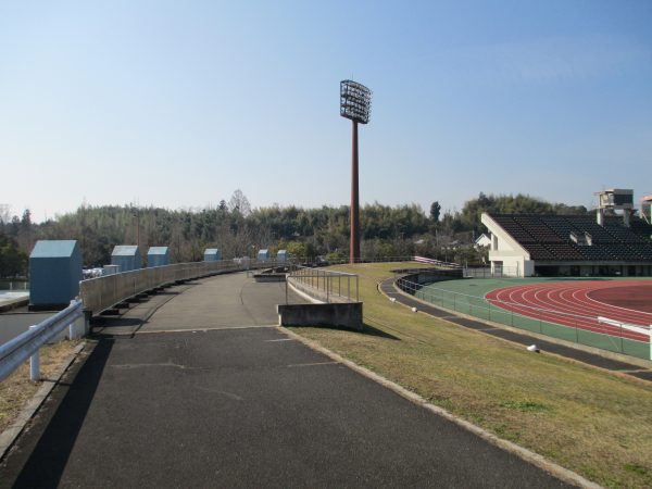ペース走に！津山スポーツセンター周回コース