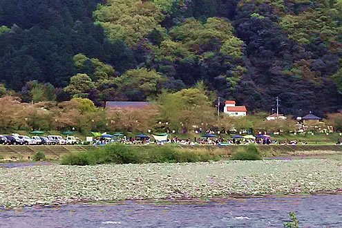水の都・西条の「加茂川河川敷」コース