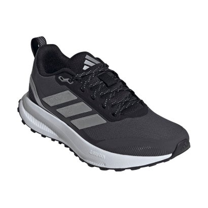 アディダス adidas アディダス adidas コアランナー5TRランニングシューズ 靴 スニーカー レディース ウィメンズ 女性 撥水 グリップ力 柔らかい レギ （コアブラック/シルバーメタ）