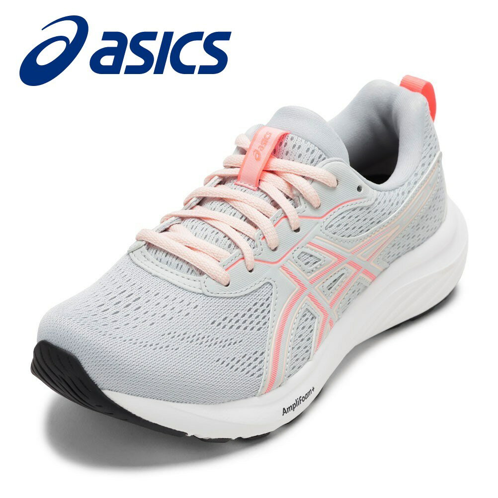 【全品P15倍！4日20:00〜48H限定】アシックス asics 1012B678.022L レディース靴 靴 シューズ 2E スニーカー ランニング シューズ クッション性 通気性 メッシュ GEL-CONTEND 9 ゲルコンテンド 耐久性 伸縮性 フィット ローカットスニーカー 人気 ブランド グレー×ピンク