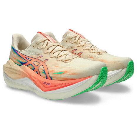 アシックス（ASICS）（メンズ、レディース）ランニングシューズ ジョギングシューズ スーパーブラスト 3 ベージュ 1013A177.800 スポーツ シューズ