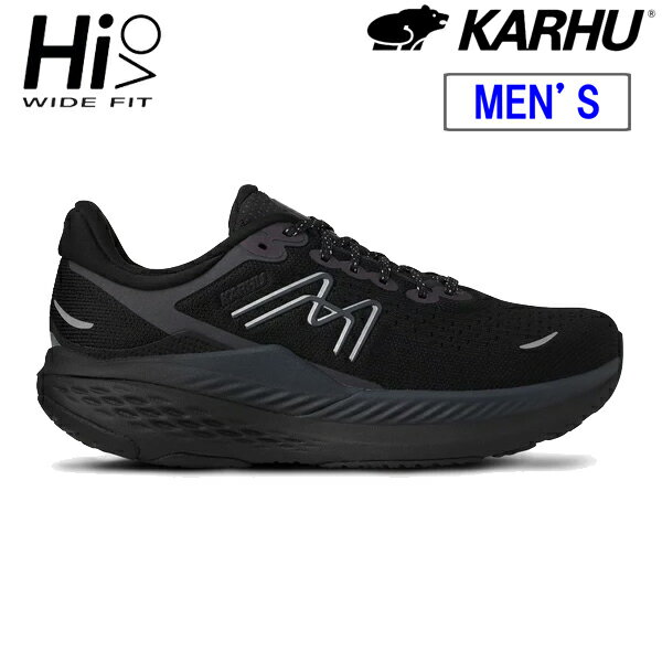 KARHU カルフ 【メンズ】【ワイドフィット】メスタリラン1.5 HIVO 【ブラック/ブラック】 KH105800 MESTARI RUN 1.5 HIVO ランニングシューズ