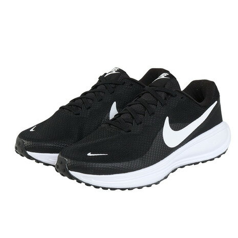 ナイキ（NIKE）（メンズ）ランニングシューズ トレーニングシューズ レボリューション 8 ワイド ブラック HQ1996-001 スニーカー