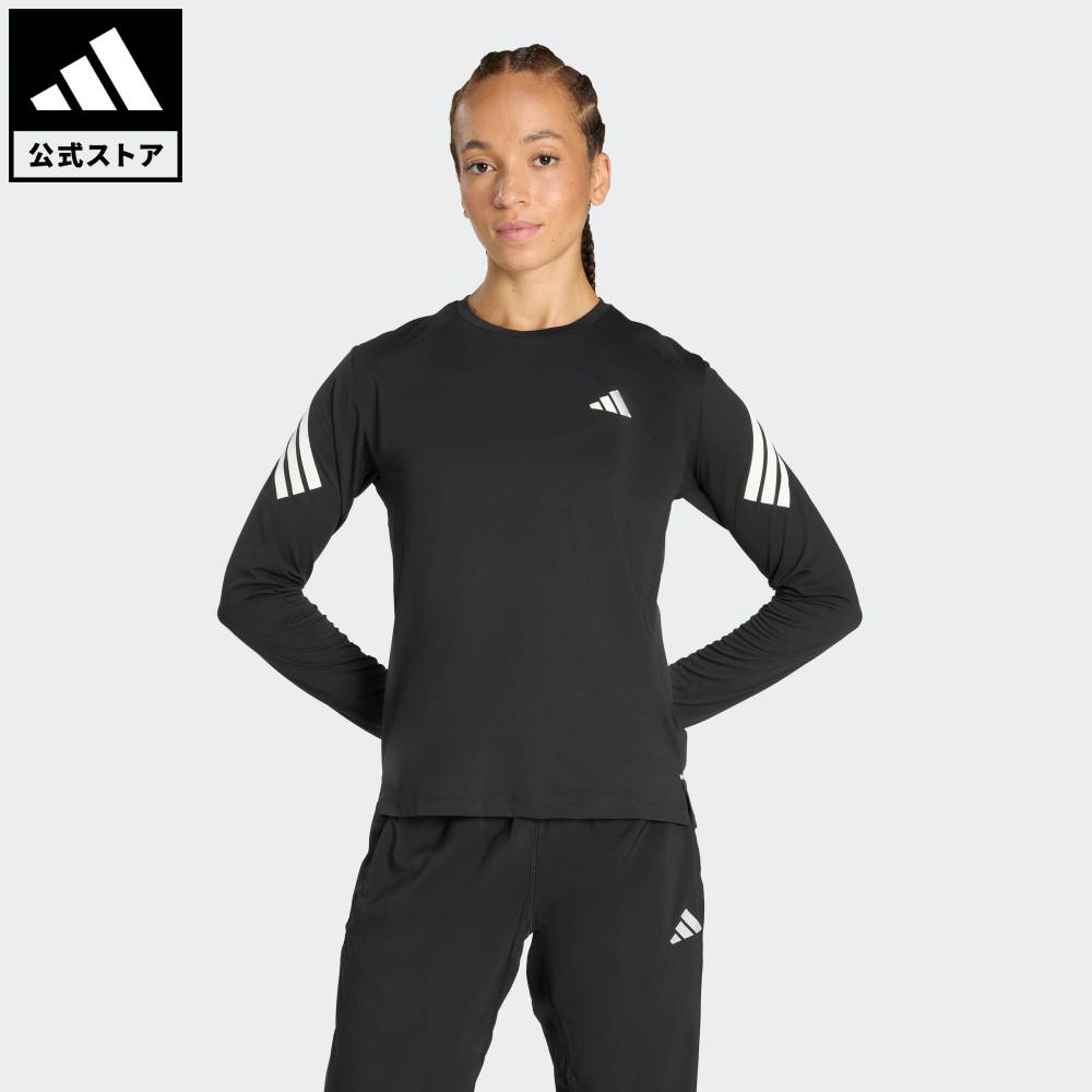 【公式】アディダス adidas 返品可 ランニング Adi365クライマクール ロングスリーブ シャツ パフォーマンス レディース ウェア・服 シャツ 黒 ブラック KE6840