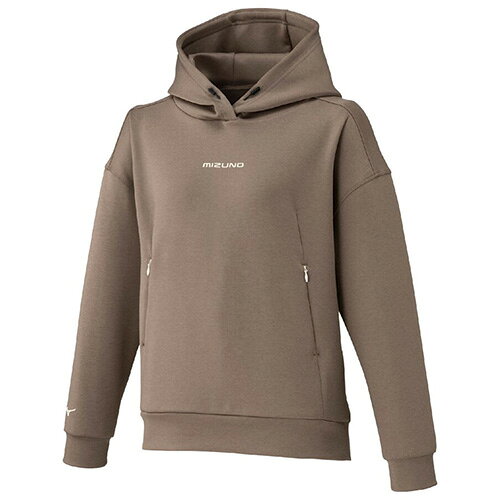 ミズノ MIZUNO ストレッチスウェットプルオーバーフーディ パーカー ランニング ウィメンズ 32MCC825-52