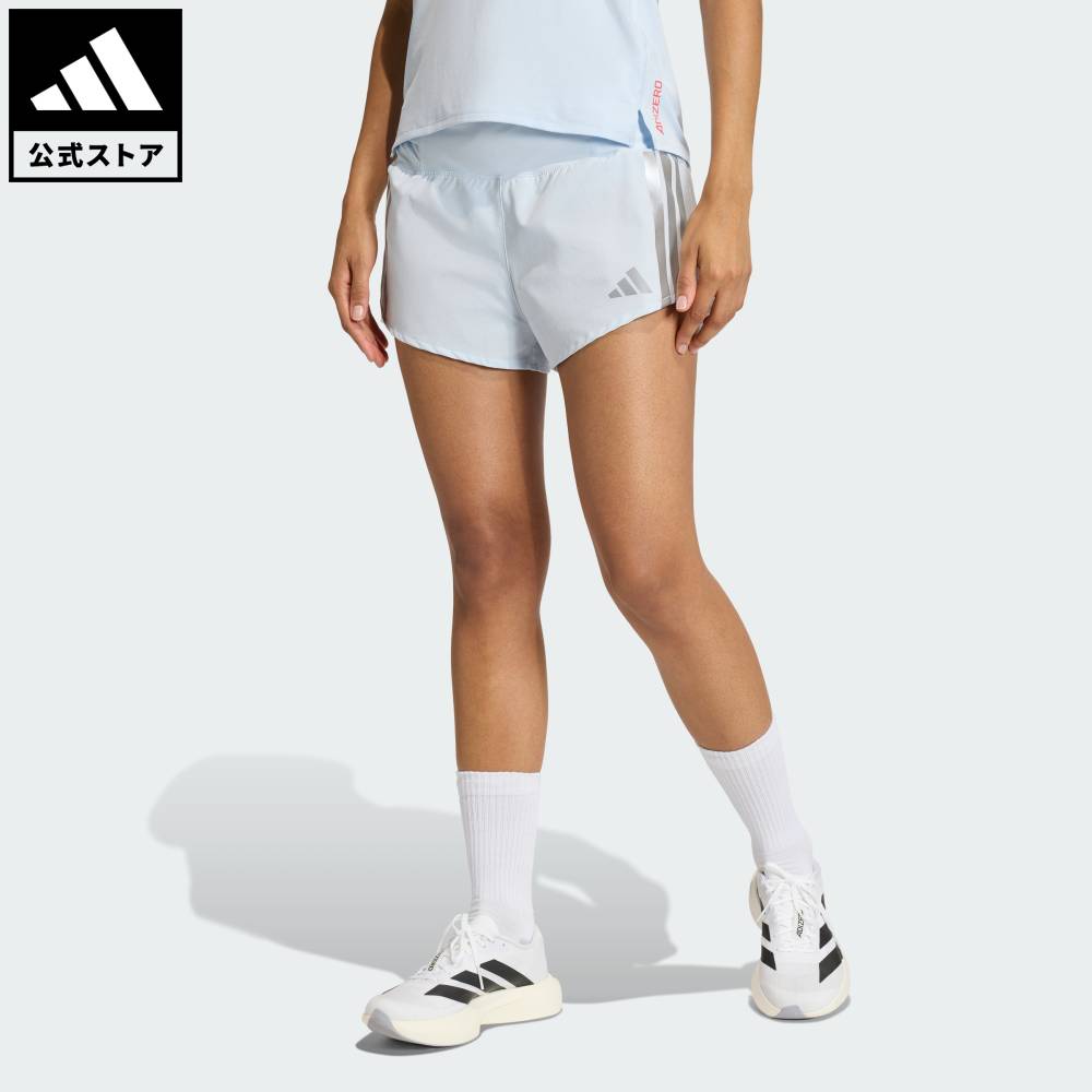 【ポイント20倍 1/9 0:00～1/16 1:59】 【公式】アディダス adidas 返品可 ランニング アディゼロ 駅伝 ランニングショーツ パフォーマンス レディース ウェア・服 ショートパンツ・短パン 青 ブルー KB1484 【PT】