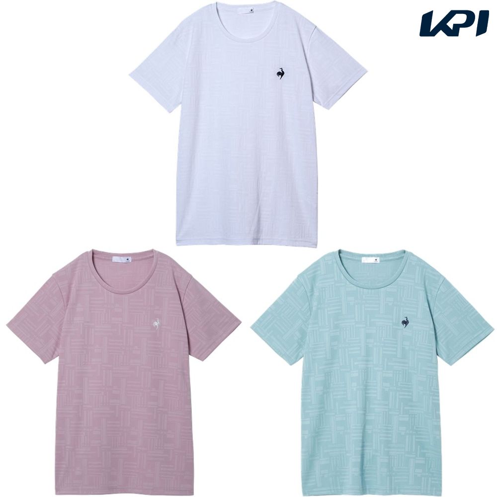 ルコック le coq sportif マルチSPウェア レディース ジャガード半袖Tシャツ LT6SHT02L 2026SS