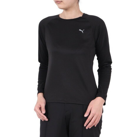 プーマ（PUMA）（レディース）ランニング ラン ヴェロシティ 長袖Tシャツ 527276 01 BLK