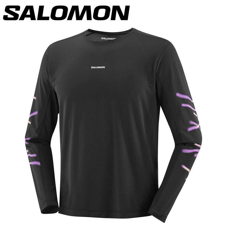 【期間限定ポイント最大20倍(2026/3/13 23:59迄)】 メール便送料無料 サロモン SHKout CORE LS TEE GFX M LC2791200 メンズ