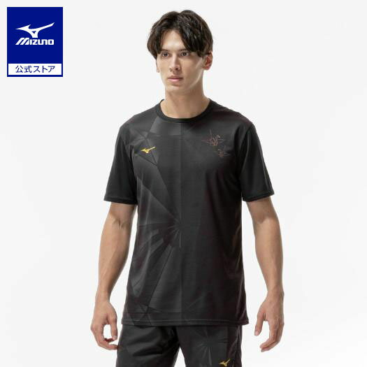 ミズノ公式 【汗処理/通気】ドライエアロフローグラフィックTシャツ メンズ ヤマオリ