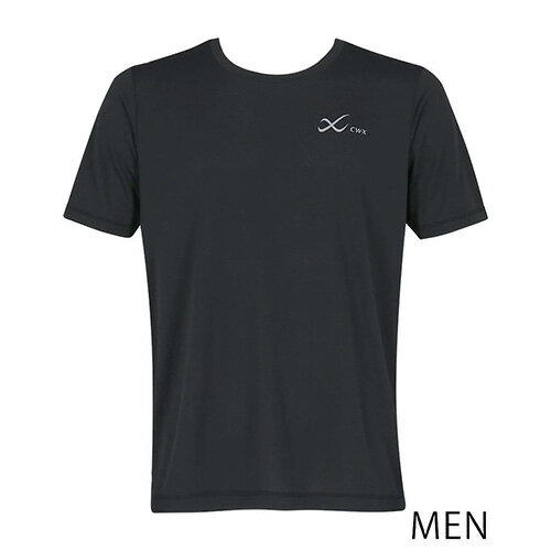 ワコール Wacoal CW-X ランニングTシャツ 半袖 ランニング メンズ DLO155-BL