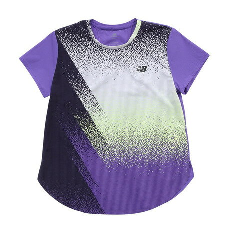 ニューバランス（new balance）（レディース）レースデイ ウルトラライト プリントTシャツ WT61Y1YIEPU