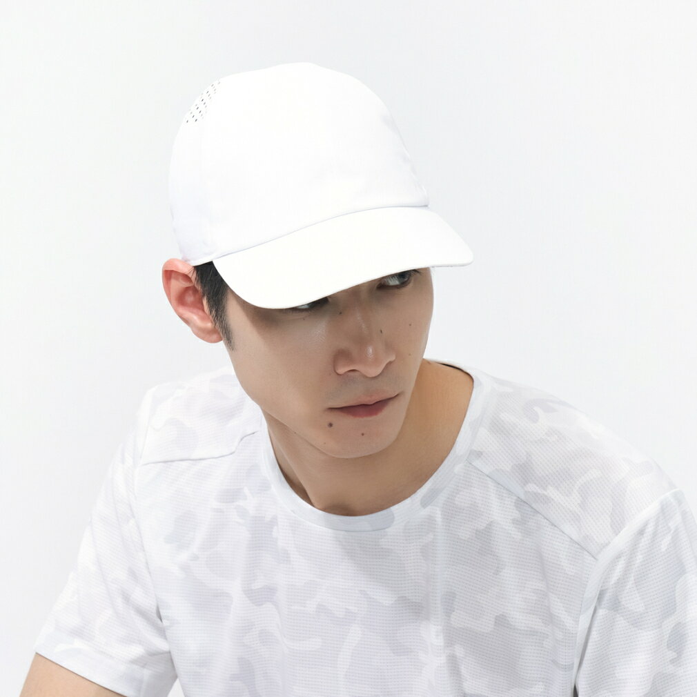 ティゴラ メンズ レディス 陸上/ランニング キャップ ランニング 軽量通気キャップ TR-3R3195CPWH : ホワイト TIGORA