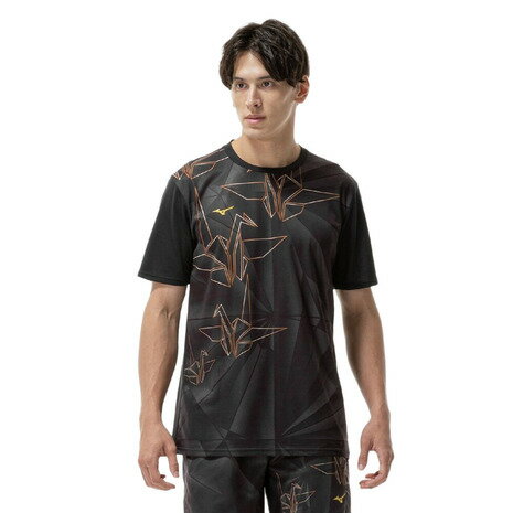 ミズノ（MIZUNO）（メンズ）ドライエアロフローグラフィックTシャツ J2MAD05499