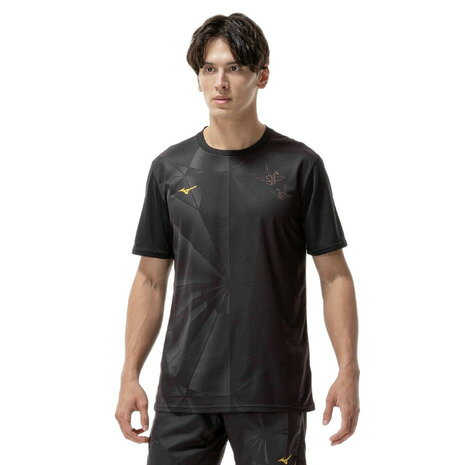 ミズノ（MIZUNO）（メンズ）ドライエアロフローグラフィックTシャツ J2MAD05490