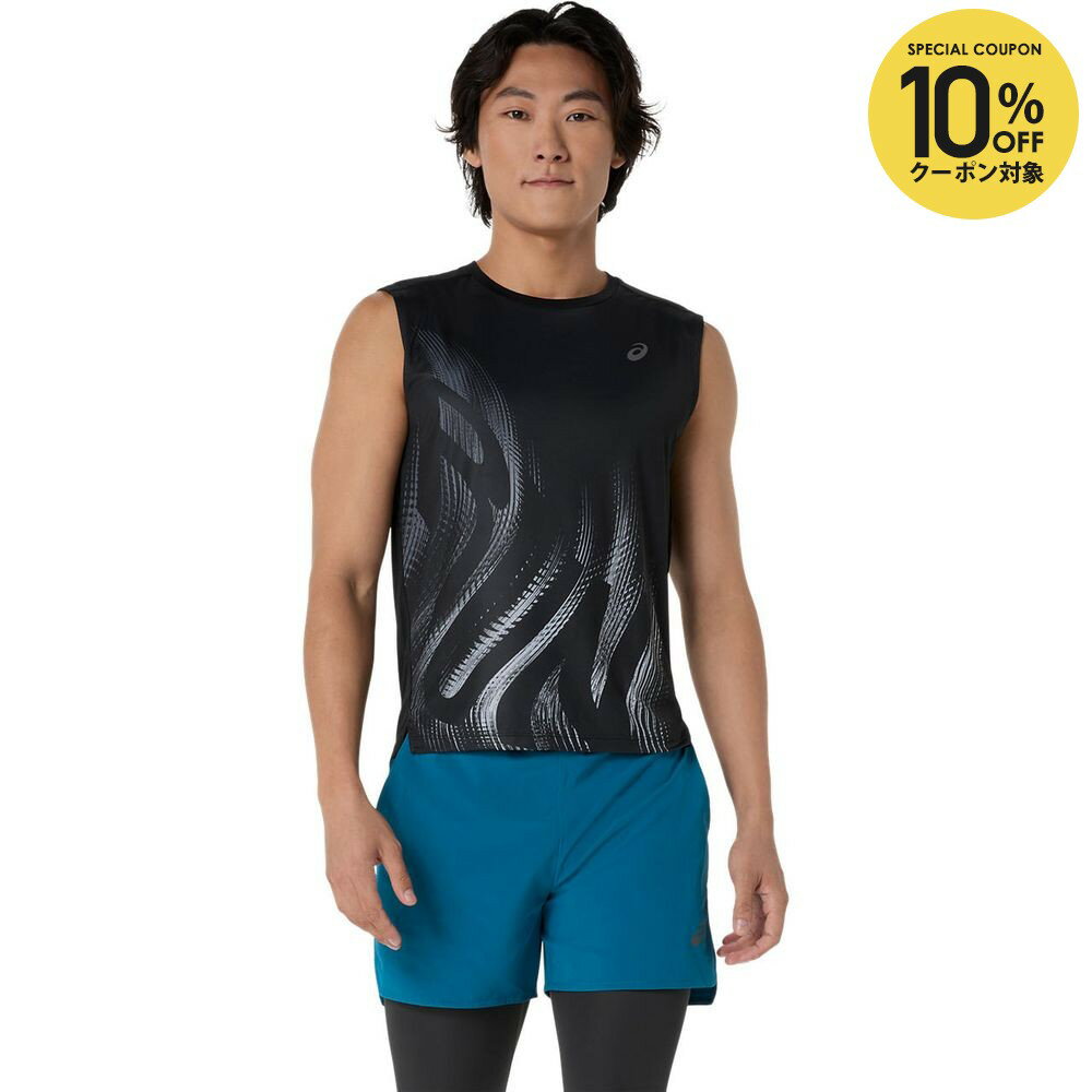 【10％OFFクーポン対象】アシックス asics ランニングウェア メンズ ランニンググラフィックスリーブレスシャツ 2011D486 2026SS