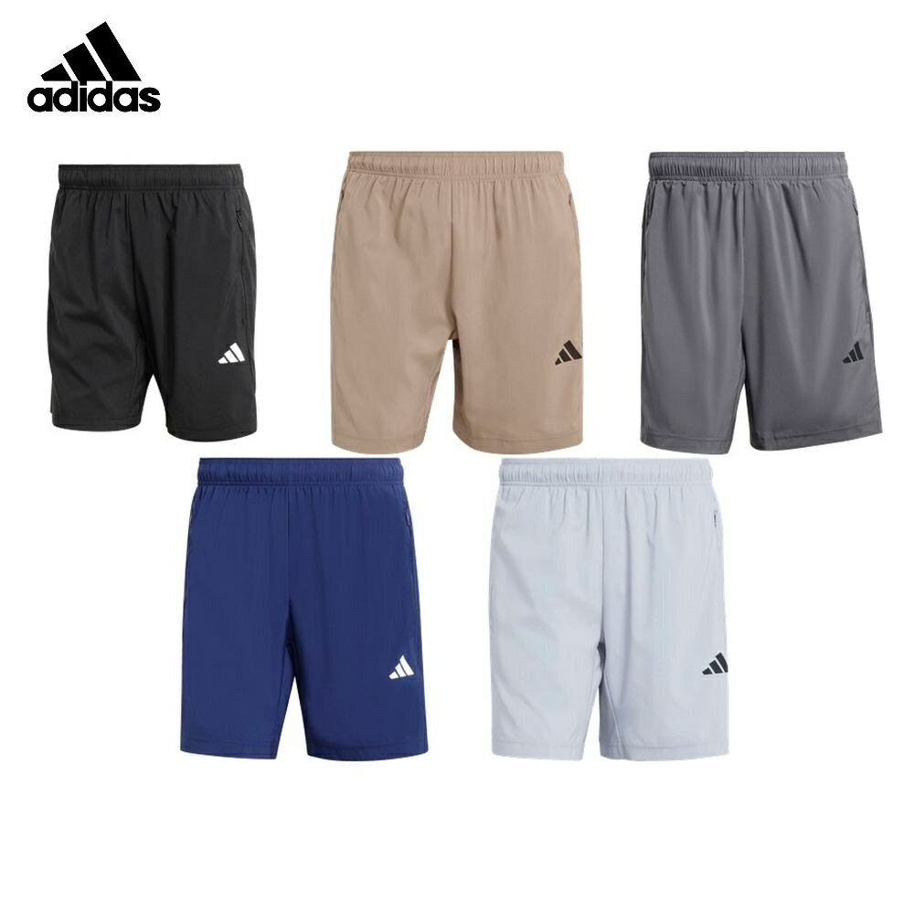 アディダス adidas ランニングウェア メンズ ワークアウト エッセンシャルズ ベース ウーブン ショーツ RK042 2026SS
